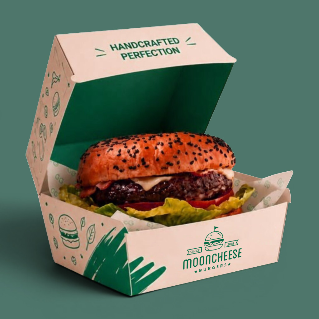 Carousel Custom Burger Boxes image 3 | The Box Lane